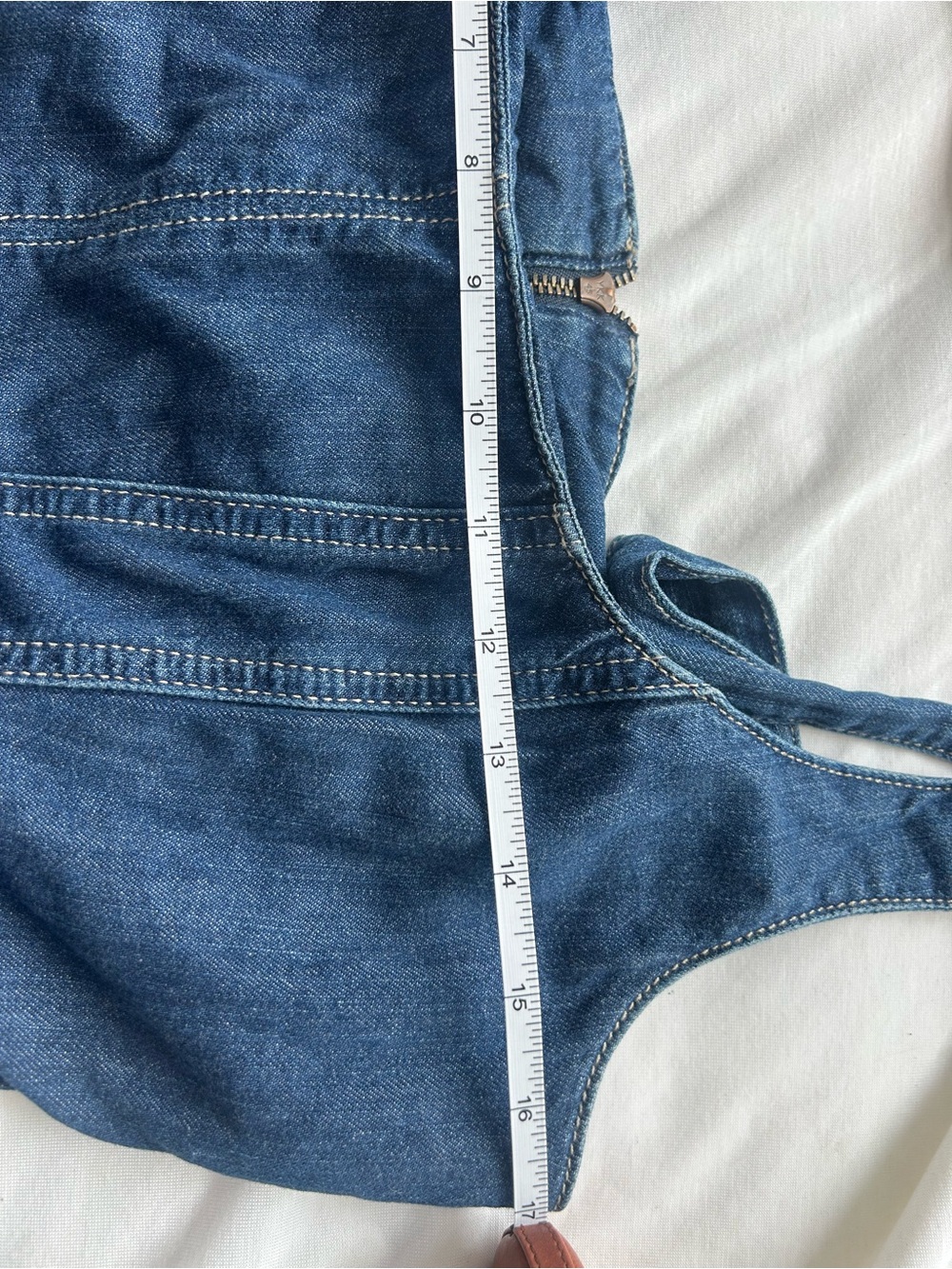 Denim Reformation Maxi Dress - Blue - Picture 2 of 4